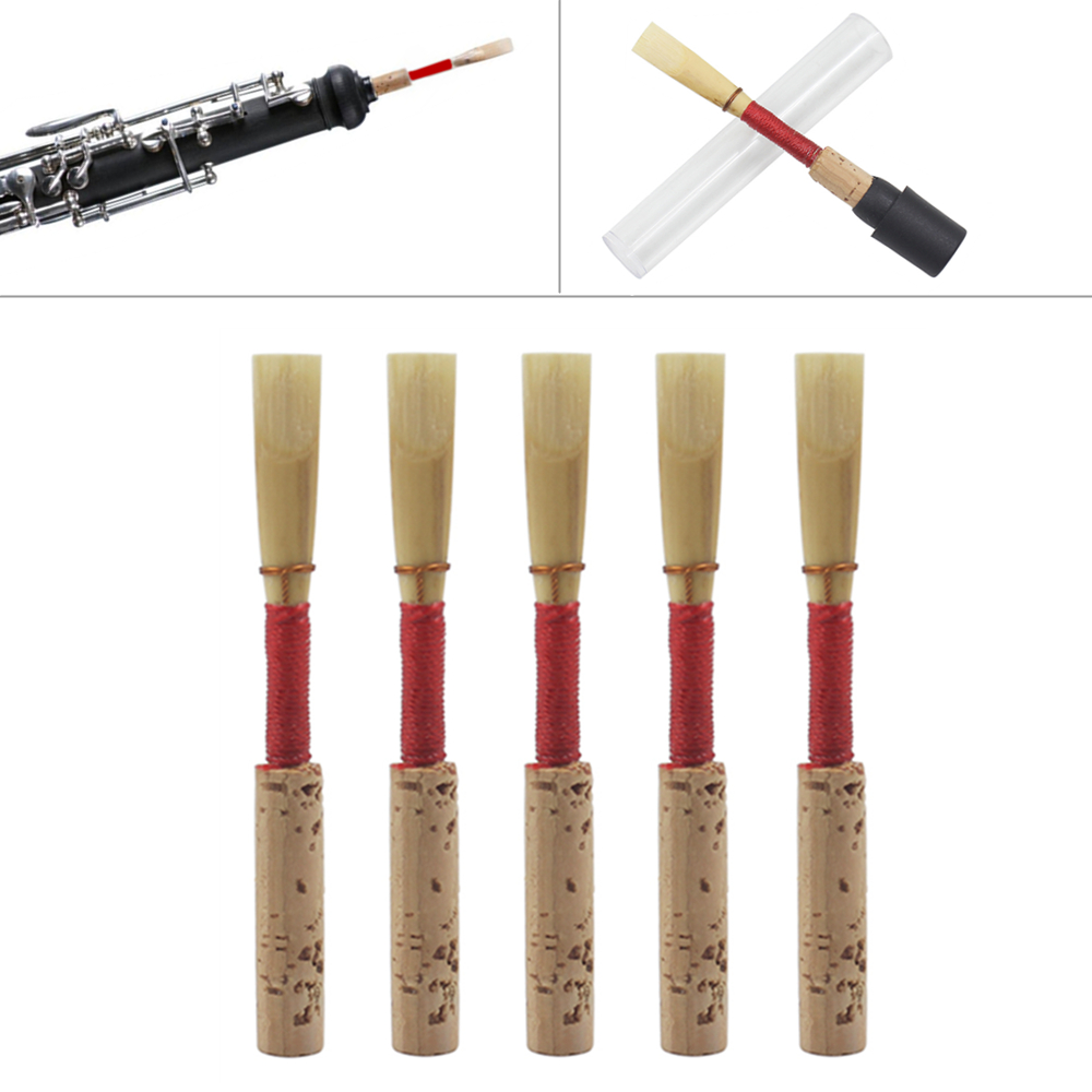 Musical Instrument Oboe - 5 قطعة/الوحدة Bulrush المزمار القصب لينة