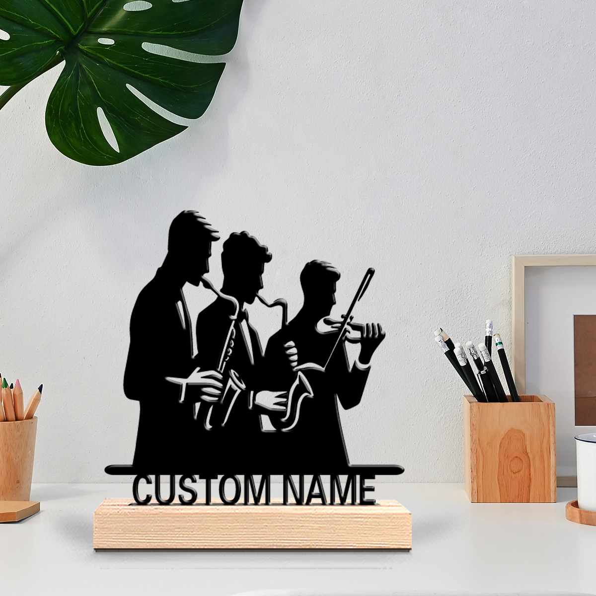 Musical Instrument With Name - قطعة واحدة من تمثال معدني مخصص
