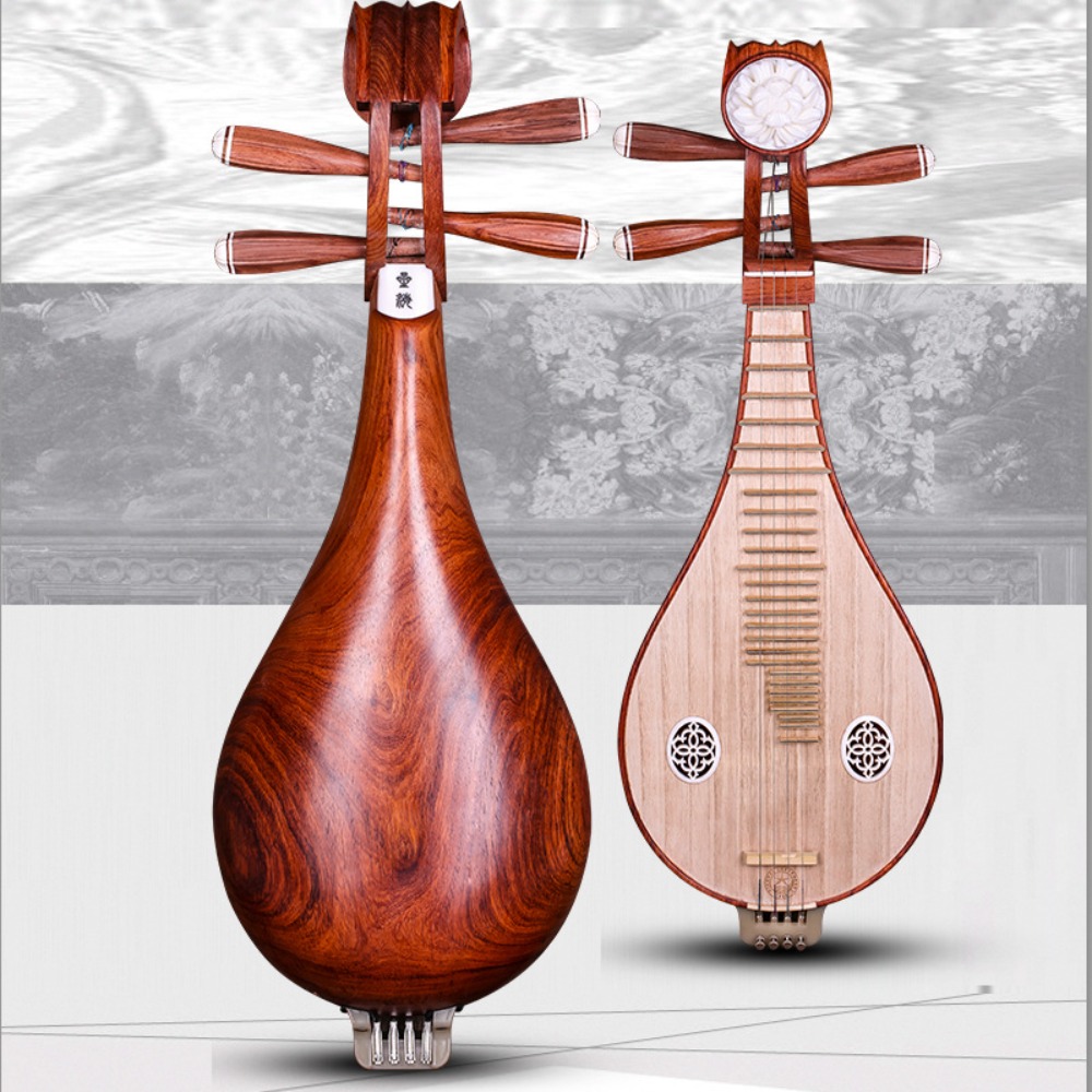 Musical Instrument ____ - آلة ليوتشين الصينية التقليدية من خشب