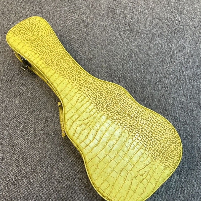 Musical Instrument Ukulele - 26 بوصة صندوق القيثارة الجلدي مبطن