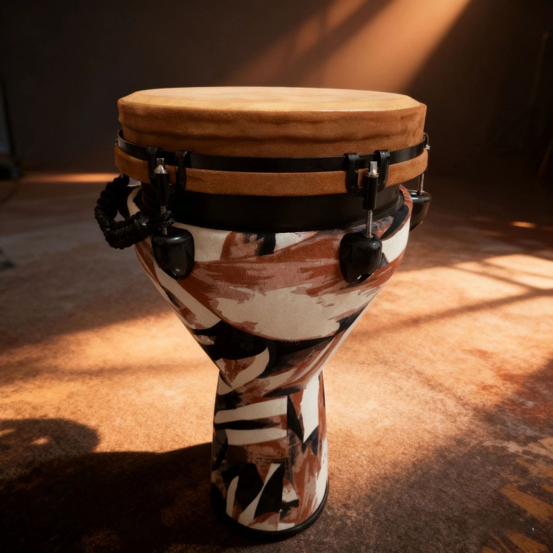 طبل أفريقي جديد مقاس 12 بوصة،  - مراجعة Musical Instrument African وسعره